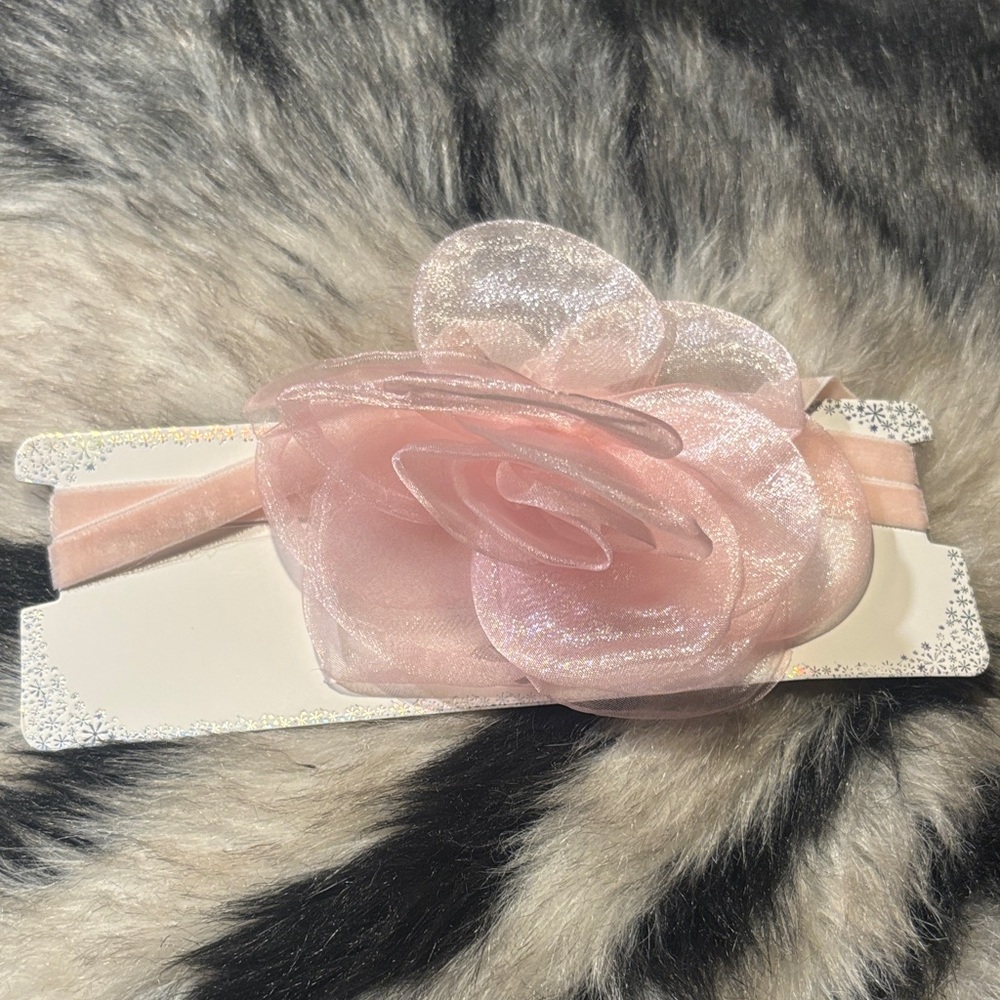 Pink Floral choker